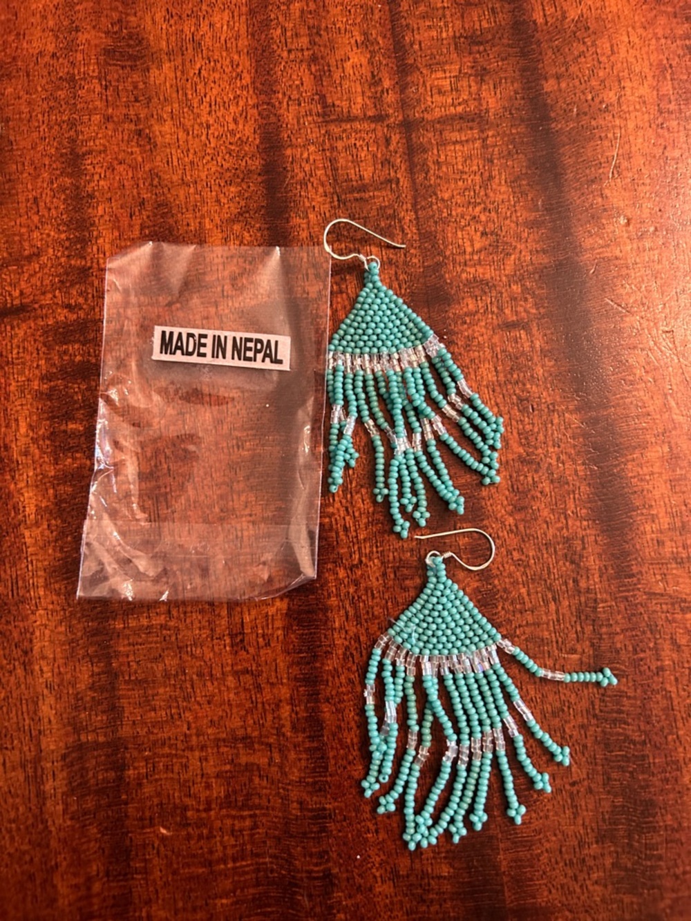 Earrings-Beaded Made in Nepal - New